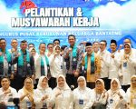 Bupati Bantaeng, M. Fathul Fauzy Nurdin (Uji Nurdin) melantik Pengurus Pusat (PP) Kerukunan Keluarga Bantaeng (KKB), di Hotel Hyatt Place Makassar, Minggu, 24 Agustus 2025.