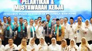 Bupati Bantaeng, M. Fathul Fauzy Nurdin (Uji Nurdin) melantik Pengurus Pusat (PP) Kerukunan Keluarga Bantaeng (KKB), di Hotel Hyatt Place Makassar, Minggu, 24 Agustus 2025.