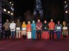 Puncak perayaan Pesta Rakyat HUT ke-80 Proklamasi Kemerdekaan Republik Indonesia berlangsung meriah di halaman Monumen Mandala, Kecamatan Ujung Pandang, Minggu malam (24/8/2025).