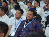 Bupati Bantaeng, M. Fathul Fauzy Nurdin menghadiri Rapat Koordinasi Nasional (Rakornas) Produk Hukum Daerah Tahun 2025 yang digelar di Kota Kendari, Sulawesi Tenggara, Rabu (27/9/2025).