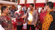 Wali Kota Parepare, Tasming Hamid menghadiri kegiatan Penyuluhan Makan Bergizi Gratis (MBG) di Aula Asta Cita Rumah Jabatan Gubernur Sulsel, Kamis (28/8/2025).