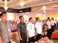 Muscab VIII IBI Kota Parepare dibuka Wakil Wali Kota Parepare, Hermanto, di Auditorium BJ Habibie, Rabu 28 Mei 2025.