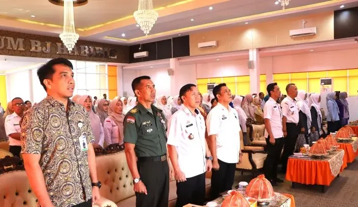 Muscab VIII IBI Kota Parepare dibuka Wakil Wali Kota Parepare, Hermanto, di Auditorium BJ Habibie, Rabu 28 Mei 2025.