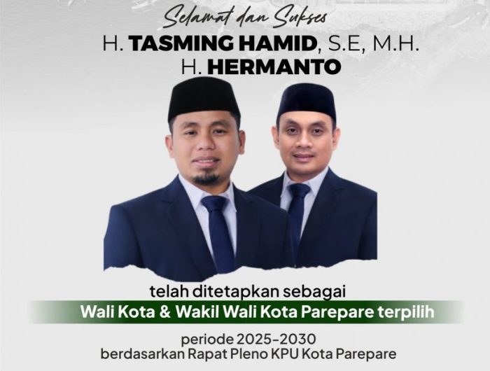 Penetapan Tasming Hamid dan Hermanto Sebagai Wali Kota dan Wakil Wali Kota Parepare Periode 2025-2030 13 Penetapan Tasming Hamid dan Hermanto Sebagai Wali Kota dan Wakil Wali Kota Parepare Periode 2025-2030
