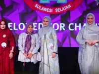 Ketua Tim Penggerak PKK Kota Parepare, dr. Andi Arfiah Tasming, hadir dalam kegiatan Hijab Tren Expo and Food Exhibition