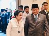 Presiden RI Prabowo Subianto dan Ketum DPP PDI Perjuangan Megawati Sukarnoputri.