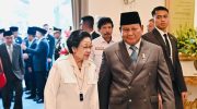 Presiden RI Prabowo Subianto dan Ketum DPP PDI Perjuangan Megawati Sukarnoputri.