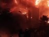 Gedung DPRD Kota Makassar terbakar