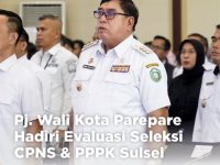 Penjabat Wali Kota Parepare, Abdul Hayat Gani menghadiri Rapat Evaluasi Seleksi Calon Pegawai Negeri Sipil (CPNS) dan Pegawai Pemerintah dengan Perjanjian Kinerja (PPPK)