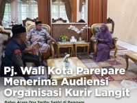 Pj. Wali Kota Parepare Menerima Audiensi Organisasi Kurir Langit