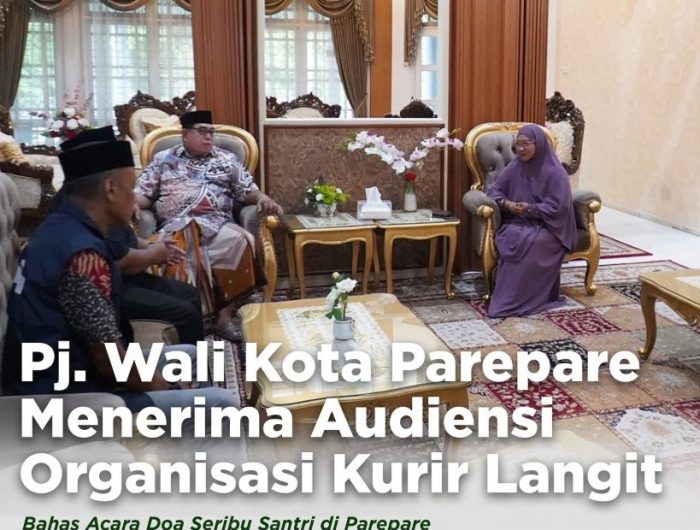 Pj. Wali Kota Parepare Menerima Audiensi Organisasi Kurir Langit