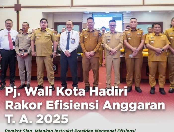 Pj. Wali Kota Hadiri Rakor Efisiensi Anggaran T. A. 2025