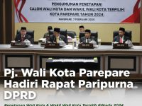 Pj. Wali Kota Parepare Hadiri Rapat Paripurna DPRD