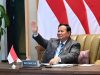 Presiden RI Prabowo Subianto saat hadir secara virtual bersama BRICS.