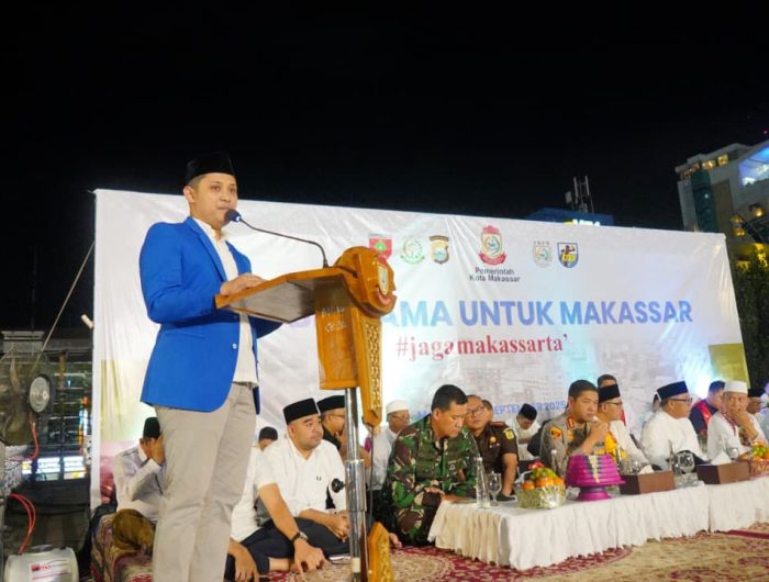 #JagaMakassarTa' begitulah sebuah tagline yang ramai tersebar luas di Kota Makassar. Berawal dari Tagline tersebut, DPD Komite Nasional Pemuda Indonesia (KNPI) Kota Makassar bersama Pemerintah Kota Makassar menggelar Doa bersama untuk Kota Makassar.
