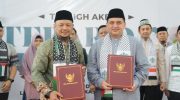 Wali Kota Makassar, Munafri Arifuddin, menghadiri Tabligh Akbar sekaligus melepas ratusan alumni Sekolah Da’i dan Institut Agama Islam (IAI) STIBA Makassar dalam program Tebar Da’i Nusantara, Minggu (7/9/2025).