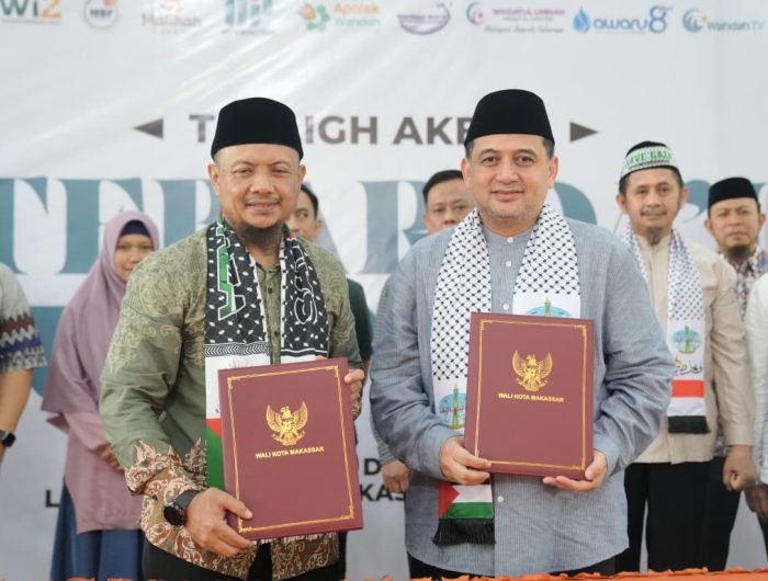 Wali Kota Makassar, Munafri Arifuddin, menghadiri Tabligh Akbar sekaligus melepas ratusan alumni Sekolah Da’i dan Institut Agama Islam (IAI) STIBA Makassar dalam program Tebar Da’i Nusantara, Minggu (7/9/2025).
