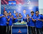 Dewan Pimpinan Cabang (DPC) Partai Demokrat Kota Makassar turut memeriahkan peringatan Hari Ulang Tahun (HUT) ke-24 Partai Demokrat yang digelar serentak di seluruh Indonesia, Selasa 9 September 2025.