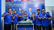 Dewan Pimpinan Cabang (DPC) Partai Demokrat Kota Makassar turut memeriahkan peringatan Hari Ulang Tahun (HUT) ke-24 Partai Demokrat yang digelar serentak di seluruh Indonesia, Selasa 9 September 2025.