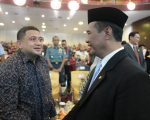Wali Kota Makassar, Munafri Arifuddin, menghadiri Rapat Senat Terbuka Luar Biasa yang merupakan rangkaian awal perayaan Dies Natalis ke-69 tahun Universitas Hasanuddin (Unhas).