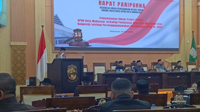 Suasana Rapat Paripurna Pemandangan Umum Fraksi fraksi