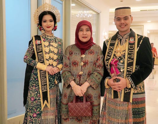 Wakil Wali Kota Makassar, Aliyah Mustika Ilham, membuka acara Grand Final Pemilihan Duta Wisata 2025