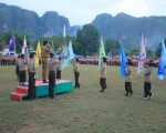 Kwartir Cabang Gerakan Pramuka Kabupaten Pangkep menggelar Apel Besar peringatan HUT ke-64 Pramuka