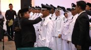 Wali Kota Parepare, Tasming Hamid, melantik dan mengambil sumpah 134 pejabat di lingkungan Pemerintah Kota Parepare.