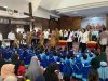 Antusiasme ribuan anak-anak mewarnai kegiatan Gerakan Gemar Makan Telur (GEMAR) yang digelar Pemerintah Provinsi Sulawesi Selatan sebagai bagian dari rangkaian peringatan Hari Jadi ke-356 Sulawesi Selatan.