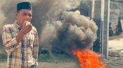 Aksi demonstrasi jilid II yang digelar oleh Garda Aktivis Mahasiswa Indonesia (GAKMI) di depan kantor Dinas Tanaman Pangan, Hortikultura dan Perkebunan (TPHBUN) Sulawesi Selatan berlangsung memanas.