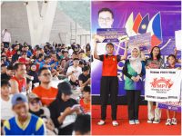 Ribuan peserta begitu antusias mengikuti ajang lari bertaraf internasional, 5K Run BIMP-EAGA 2025, yang mengambil titik mula dan finis di Lapangan Karebosi, Makassar, Sabtu, 29 November 2025.