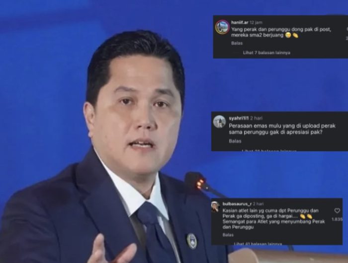 Warganet Kritik Menpora Erick Thohir: Apresiasi Atlet SEA Games Dinilai Tebang Pilih 13 6FD0305F 7931 462E 9F28 6410FD426D13