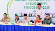 Bupati Dompu **Bambang Firdaus** menghadiri pembukaan **Latihan Kader (LK) II Tingkat Nasional Himpunan Mahasiswa Islam (HMI) Cabang Dompu**, Rabu (24/12/2025). Kegiatan ini mengusung tema *“HMI Bela Negara”* dan diikuti oleh kader HMI dari berbagai daerah di Indonesia.