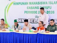Bupati Dompu **Bambang Firdaus** menghadiri pembukaan **Latihan Kader (LK) II Tingkat Nasional Himpunan Mahasiswa Islam (HMI) Cabang Dompu**, Rabu (24/12/2025). Kegiatan ini mengusung tema *“HMI Bela Negara”* dan diikuti oleh kader HMI dari berbagai daerah di Indonesia.