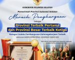 Pemerintah Provinsi Sulawesi Selatan (Pemprov Sulsel) kembali meraih prestasi nasional dengan mendapatkan dua penghargaan sekaligus pada ajang Naker Inspirational Leadership Award 2025.