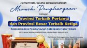 Pemerintah Provinsi Sulawesi Selatan (Pemprov Sulsel) kembali meraih prestasi nasional dengan mendapatkan dua penghargaan sekaligus pada ajang Naker Inspirational Leadership Award 2025.