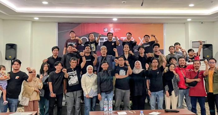 Konferta XII Tetapkan Sahrul–Chaerani Pimpin AJI Makassar 13 IMG 7388