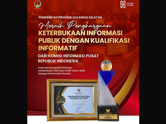 Pemprov Sulsel Jadi Satu-satunya Provinsi di Sulawesi Raih Predikat Informatif 12 IMG 7832