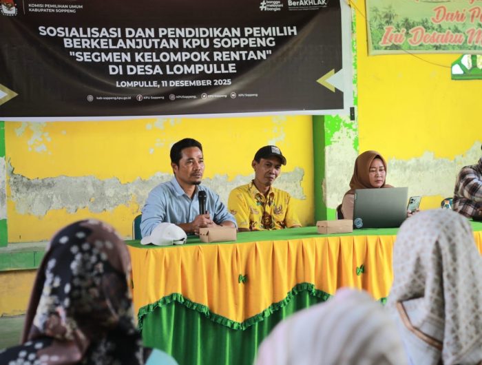 Edukasi Demokrasi: KPU Soppeng Sentuh Kelompok Rentan di Desa Lompulle 13 ab1d11b1 6ae8 414e bada a2eb38d3834f