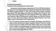 Pemerintah Kabupaten Dompu memastikan masa kerja tenaga kontrak daerah atau honorer berakhir pada 31 Desember 2025 dan tidak dapat diperpanjang mulai 1 Januari 2026. Kebijakan ini tertuang dalam surat resmi Bupati Dompu Nomor 800.18.1/1038/BKDPSDM/2025 yang ditujukan kepada seluruh kepala perangkat daerah lingkup Pemkab Dompu.