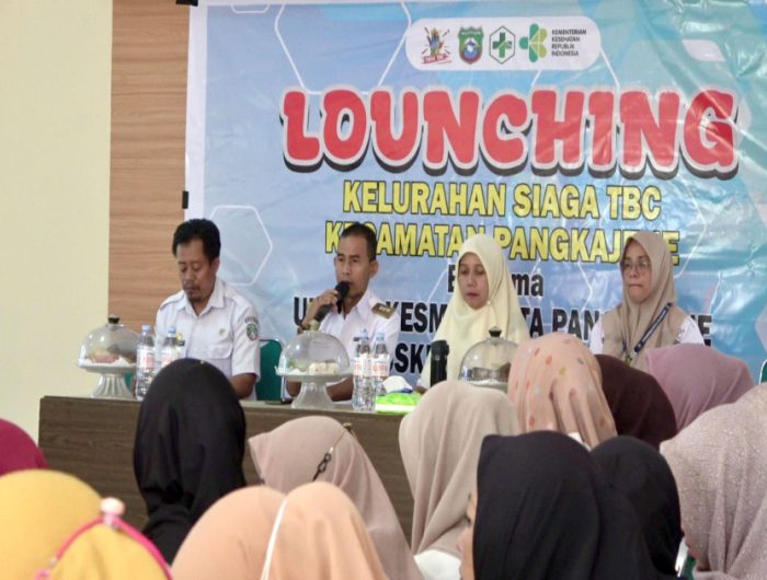 Pemerintah Kecamatan Pangkajene Luncurkan Kelurahan Siaga TBC
