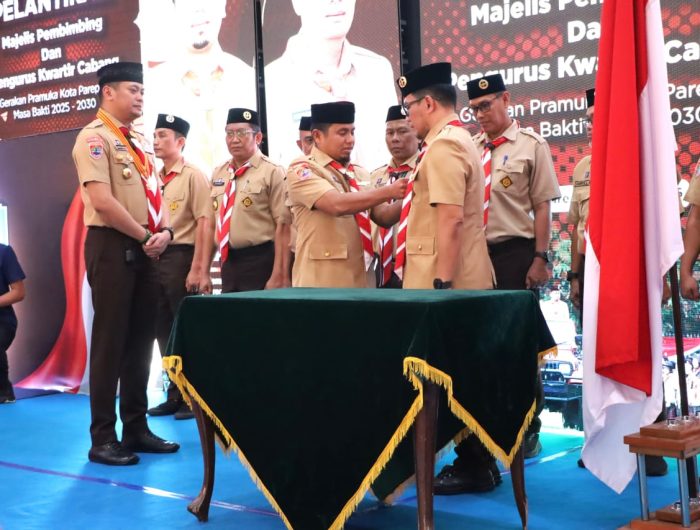 Wali Kota Parepare, Tasming Hamid, menyampaikan apresiasi dan ucapan terima kasih kepada Ketua Kwartir Daerah (Kwarda) Gerakan Pramuka Sulawesi Selatan, Adnan Purichta Ichsan, atas perhatian, dukungan, serta kesediaannya hadir dalam mendukung penguatan Gerakan Pramuka di Kota Parepare.
