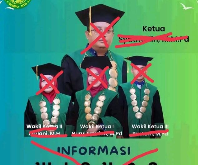 Krisis Demokrasi di STAI Al Amin Dompu, Kebebasan Mahasiswa Disebut Terancam 13 Kampus Sekolah Tinggi Agama Islam (STAI) Al Amin Dompu disebut tengah menghadapi krisis demokrasi yang dinilai dapat mengancam masa depan institusi pendidikan tersebut. Kondisi ini muncul di tengah upaya kampus untuk bangkit dan mengulang kembali masa kejayaannya.