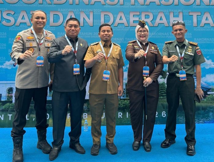 Wali Kota Parepare, Tasming Hamid menghadiri secara langsung Rapat Koordinasi Nasional (Rakornas) Pemerintah Pusat dan Daerah Tahun 2026 yang digelar di Sentul International Convention Center (SICC), Bogor, Senin (2/2/2026).
