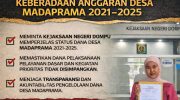 Aladin, pemuda asli Desa Madaprama, Kabupaten Dompu, resmi melayangkan laporan ke Kejaksaan Negeri Dompu terkait dugaan penyimpangan pengelolaan Anggaran Dana Desa Madaprama periode 2021–2025. Rabu, (4/02/2026).