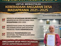 Aladin, pemuda asli Desa Madaprama, Kabupaten Dompu, resmi melayangkan laporan ke Kejaksaan Negeri Dompu terkait dugaan penyimpangan pengelolaan Anggaran Dana Desa Madaprama periode 2021–2025. Rabu, (4/02/2026).