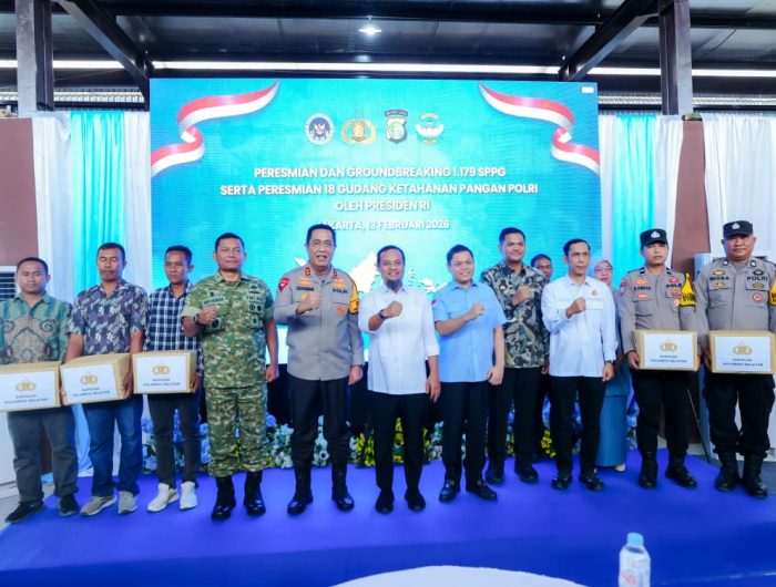 Gubernur Sulawesi Selatan, Andi Sudirman Sulaiman menyampaikan apresiasi kepada jajaran Kepolisian Republik Indonesia (Polri) atas kontribusi besar dalam membantu pemerintah memperkuat ketahanan pangan rakyat.