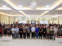 Bupati Bantaeng, M. Fathul Fauzy Nurdin melepas 194 peserta mahasiswa Kuliah Kerja Nyata (KKN) Gelombang 115 Universitas Hasanuddin (Unhas), di Balai Kartini, Jumat sore, (13/02/2026).