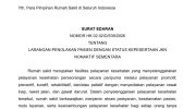 Pemerintah melalui Kementerian Kesehatan Republik Indonesia menerbitkan Surat Edaran Nomor HK.02.02/D/539/2026 tentang Larangan Penolakan Pasien dengan Status Kepesertaan Jaminan Kesehatan Nasional (JKN) Nonaktif Sementara. Kebijakan ini menegaskan bahwa rumah sakit tidak diperbolehkan menolak pasien hanya karena kendala administratif kepesertaan JKN.