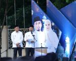 Pemerintah Kota Parepare di bawah kepemimpinan Wali Kota Tasming Hamid dan Wakil Wali Kota Hermanto memaparkan refleksi satu tahun pemerintahan dengan berbagai capaian pembangunan di berbagai sektor, di halaman rumah jabatan wali kota, Kamis (26/02/2026).